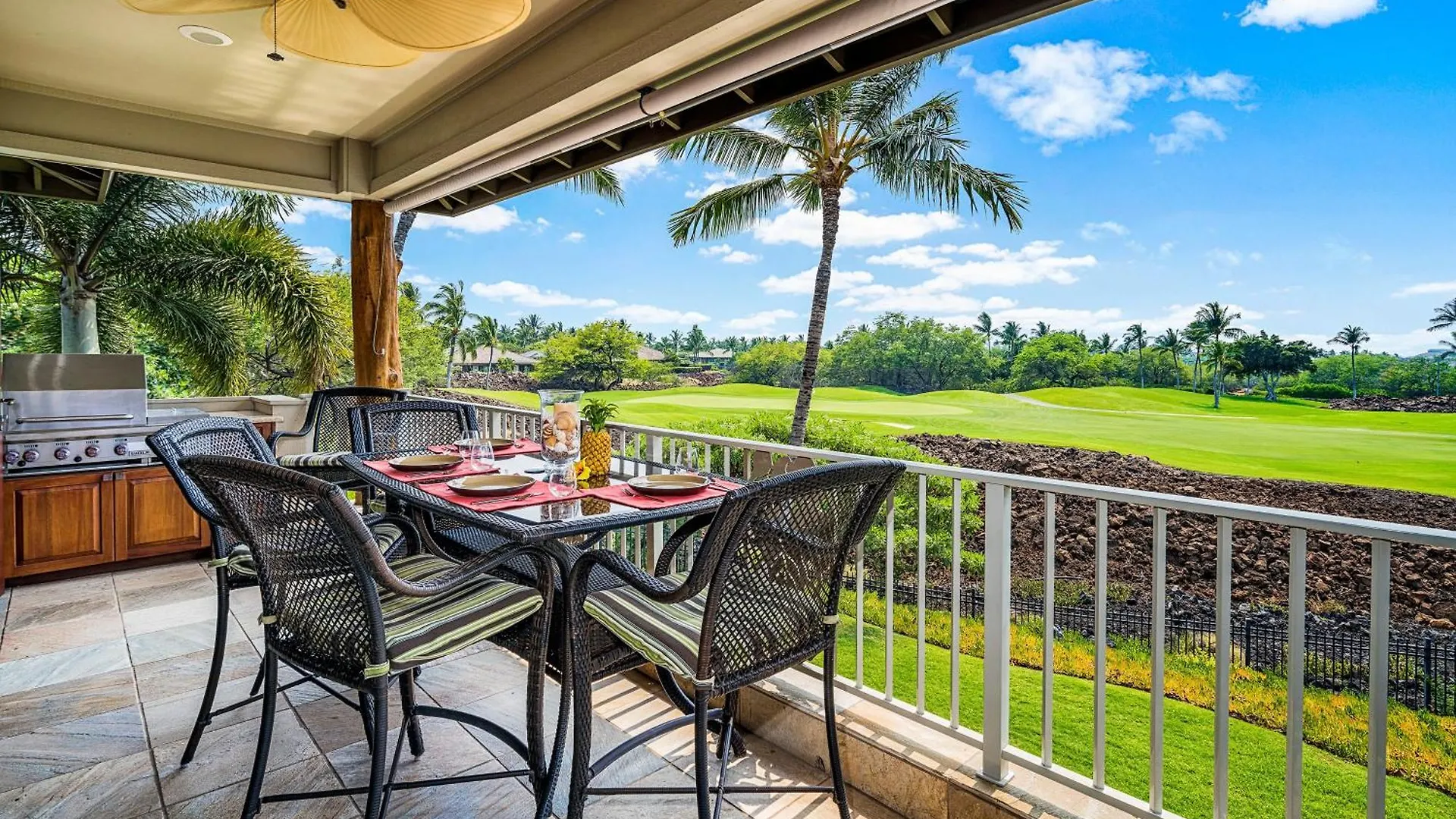 Tropical Villa Wprivate Pool Golf Course Views Waikoloa Apartamento